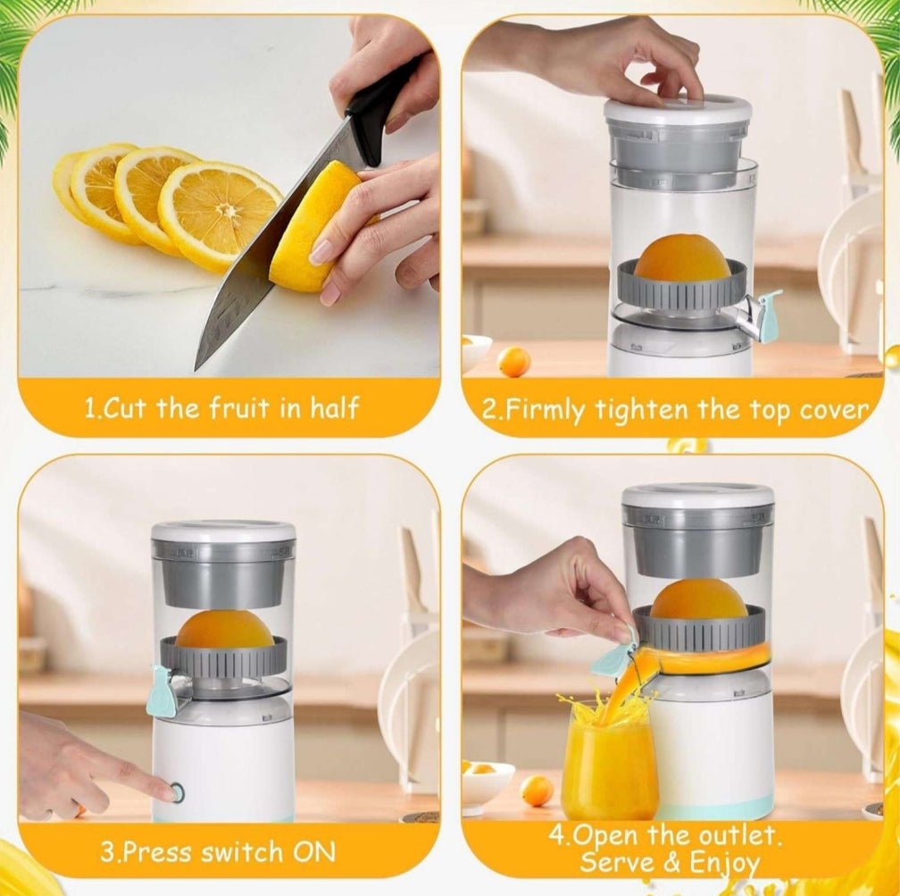 Portable Electric Citrus Juicer - USB Rechargeable